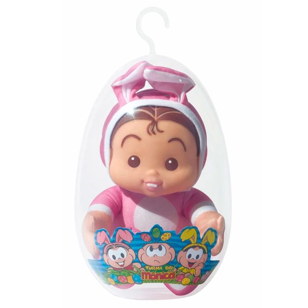 Boneca Turma da Mônica Babybrink Mônica Coelhinha Boneca Turma da Mônica Babybrink Mônica Coelhinha