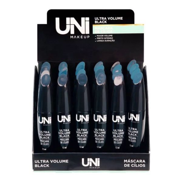 Máscara de Cílios Unimake Carbon Black Volume