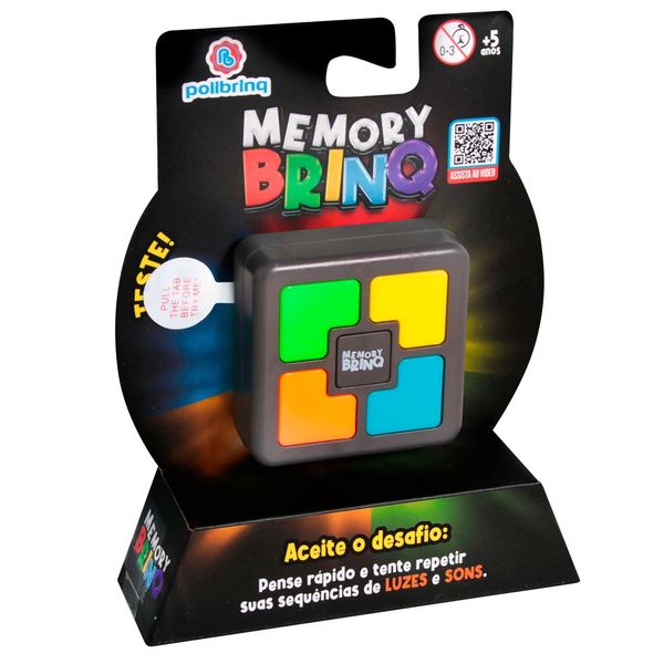 Jogo da Memória Eletrônico Polibrinq com Luzes e Sons Jogo da Memória Eletrônico Polibrinq