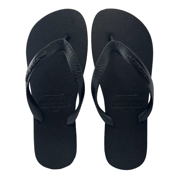 Chinelo Tropical Brasil Unissex Bicolor Preto 41/42