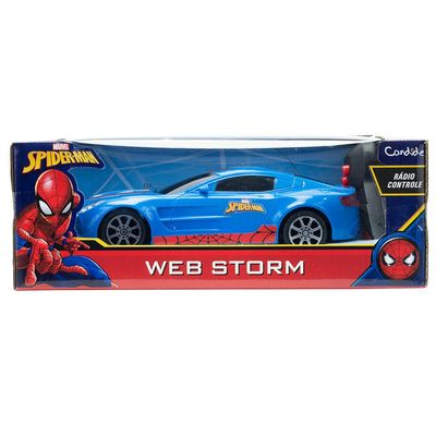 Veiculo Web Storm 3 Func - Spider Man - Listra
