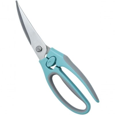 Tesoura De Cozinha P- Frango Peixe Carne Multifuncional Azul