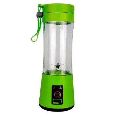 Mini Liquidificador Portátil Recarregável Usb 4 Lâminas 380 Ml