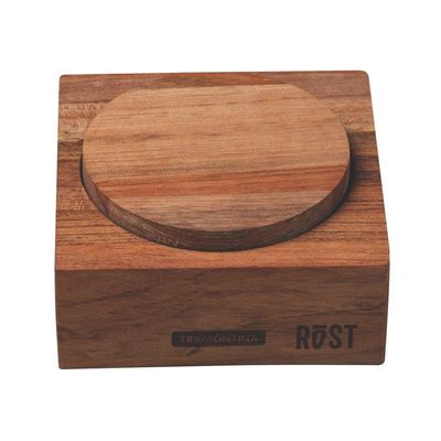 Saleiro Rost Madeira Jatobá Mesclada 12,5 X 12,5cm 13561/071