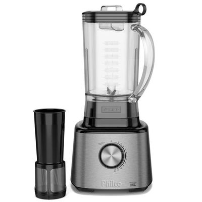 Liquidificador Philco Plq2100pi 12 Vel + Turbo 1400w 3,0l Preto-inox 220 V