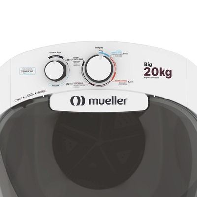 Lavadora Semiautomática Tanquinho Mueller 20kg Branco 127 V