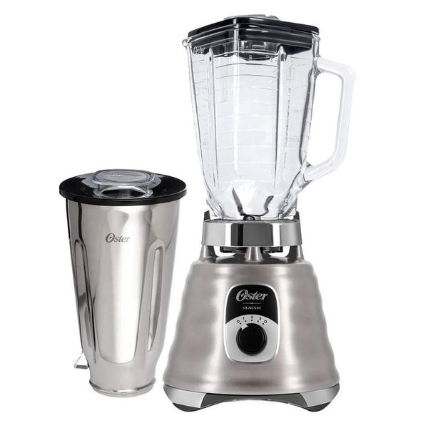 Kit New Osterizer Aço Escovado Liquidificador e Jarra Inox 220V 220V
