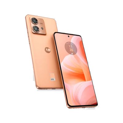 Smartphone Motorola Edge 40 Neo 5G Peach Fuzz 256GB 8GB RAM Tela de 6.55, Câmera Traseira Dupla, Android 13 Laranja