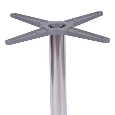 Mesa Delta 76,50 Cm (altura) Com Tampo Em Mdp Quadrado 60 Cm Branco