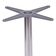 Mesa Delta 76,50 Cm (altura) Com Tampo Em Mdp Quadrado 60 Cm Branco