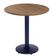 Mesa Bistrô Zeta 111,50 Cm (altura) Com Tampo Em Mdp Redonda 60 Cm Imbuia