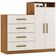 Comoda Sapateira 2 Portas 4 Gavetas 4270 Amendola Off White Demobile Amendola Off White