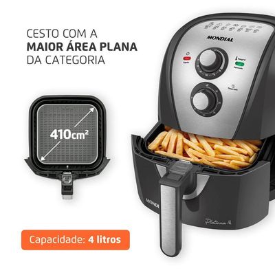 Fritadeira Sem óleo Air Fryer 4l Mondial Afn-40-pi Air Fryer Afn-40-pi 220v-60hz .