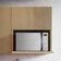 Armário Aéreo Micro 1 Porta Basculante 70cm 100% Mdf Rainha Nature