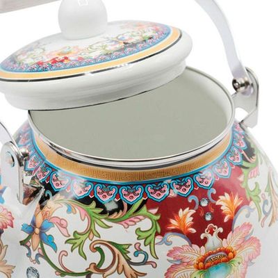 Chaleira Premium Aço Esmaltada Retrô Vintage 2,5l Indiana