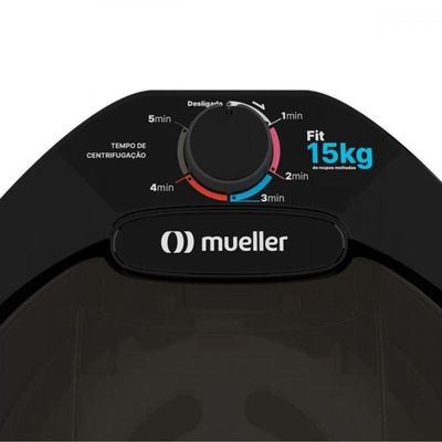 Centrífuga De Roupas Mueller Fit 15kg Preto 127 V