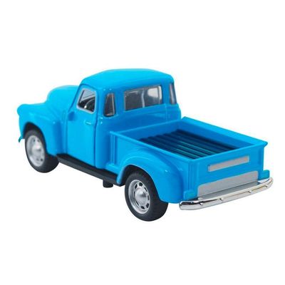 Miniatura Carrinho Chevrolet De Metal Pickup 3100 Azul (1950)