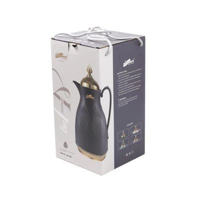 Garrafa Térmica Café Chá 1 Litro Roxa árabe A Vácuo Daydays Luxo