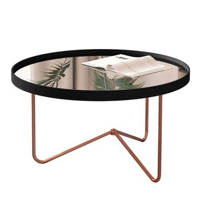 Mesa Centro De Sala Pensilvania Preto Bronze