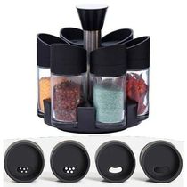 Porta Condimentos Temperos 6 Peças Cozinha Suporte