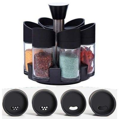 Porta Condimentos Temperos 6 Peças Cozinha Suporte