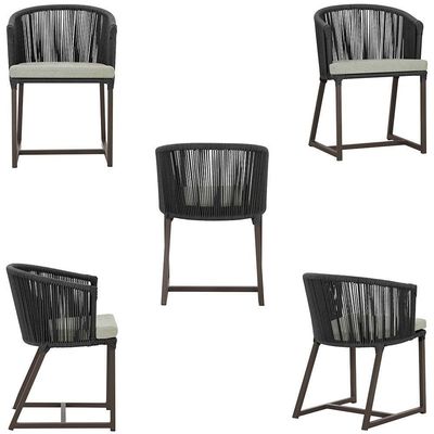 Mesa Com 4 Cadeiras E Noronha Estofado 3 Trama Original Preto