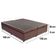 Cama Box Baú Queen Bipartido Sintético Sereneprime Marrom 158x198x44