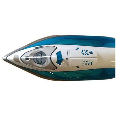 Ferro de Passar a Vapor Base Antiaderente com Spray FX3060 Ceramic Gliss 1200W Black+Decker Azul e Branco / 220V