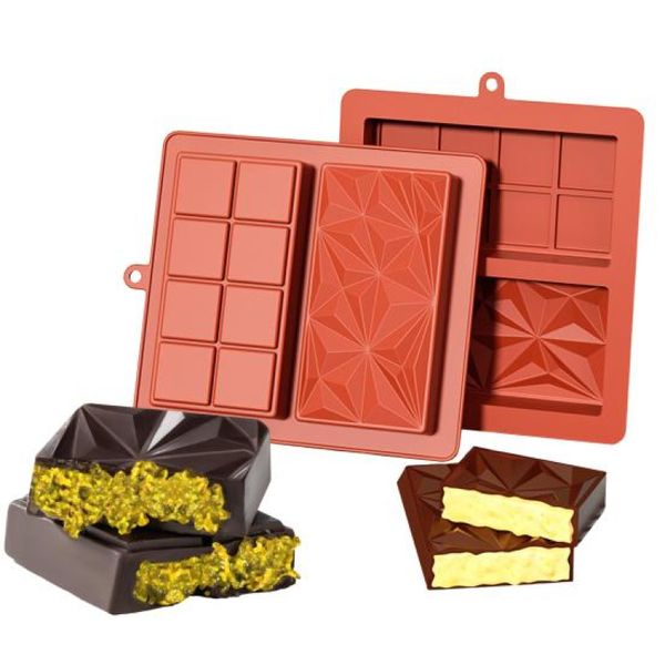 Moldes de Silicone para Chocolate - 1/2/3 Peças 1 peça