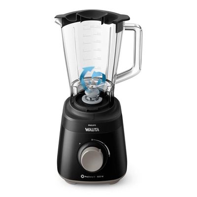 Liquidificador Philips Walita Daily RI2112 600W com 2 Velocidades Preto / 220V