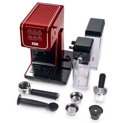 Cafeteira Expresso PrimaLatte Touch 6801 Oster Vermelho / 110V