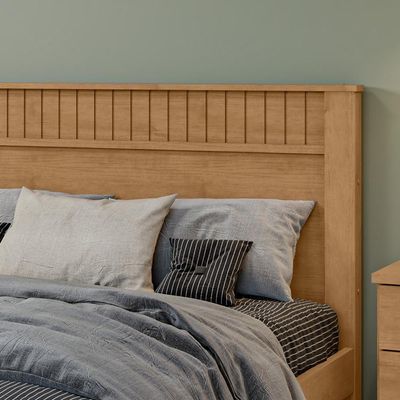 Cama De Casal Madeira Em Mdp E Mdf Amêndoa Athenas Lopas