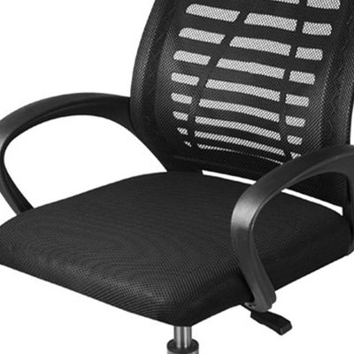 Cadeira Escritório Para Computador Viena 3324 Or Design Preta