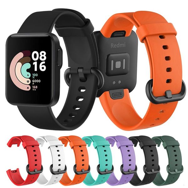 Pulseira de Silicone para Xiaomi Mi Watch Lite - Bracelete Substituto roxo