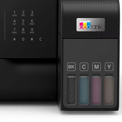 Impressora, Copiadora, Scanner Multifuncional Tanque de Tinta Epson EcoTank L5590 Wireless Preto / Bivolt