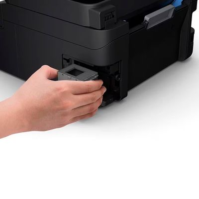 Impressora, Copiadora, Scanner Multifuncional Tanque de Tinta Epson EcoTank L5590 Wireless Preto / Bivolt