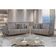 Conjunto Sofás 2 E 3 Lugares Fixo Linho M-175 Martins Cinza
