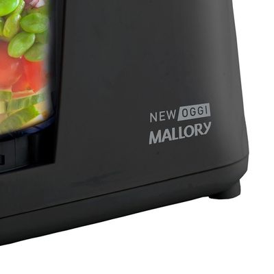 Mini Processador De Alimentos Mallory New Oggi Preto