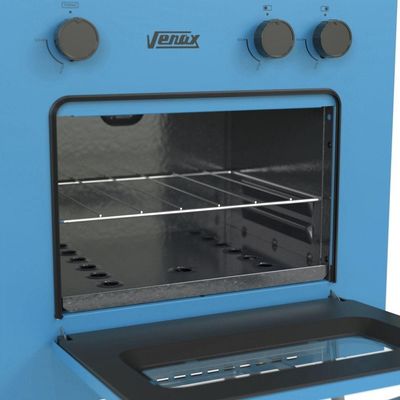 Fogão Portátil 2 Bocas Venax Mini Cook a Gás Azul