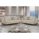 Conjunto Sofás 2 E 3 Lugares Fixo Linho M-175 Martins Creme