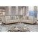 Conjunto Sofás 2 E 3 Lugares Estofados M-175 Veludo Martins Creme