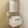 Conjunto 3 Peças Para Banheiro Bn3630x46x48 Branco Tecno Mobili Branco