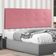 Cabeceira Painel Solteiro 0,90m Berlim Suede Rosa Dal Poz Estofados