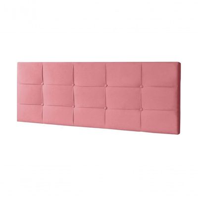Cabeceira Painel Casal Queen 1,60m Roma Suede Rosa Dal Poz Estofados