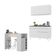 Cozinha Compacta Com Bancada Americana 1 Porta Veneza Multimóveis Mp2207 Branco Branco