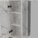 Conjunto 3 Peças Para Banheiro Bn3630x46x48 Marmore Branco Tecno Mobili Marmore Branco