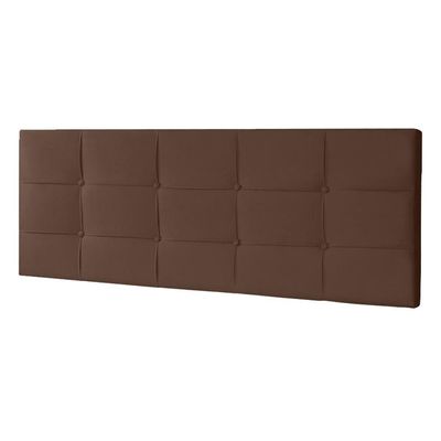 Cabeceira Painel Casal Queen 1,60m Roma Suede Marrom Dal Poz Estofados