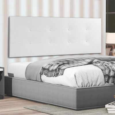 Cabeceira Painel Casal Queen 1,60m Berlim Material Sintético Branco Dal Poz Estofados