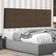 Cabeceira Painel Solteiro 0,90m Berlim Suede Marrom Dal Poz Estofados