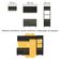 Armário De Cozinha Compacta Com Mesa/bancada Veneza Multimóveis Mp2210 Preto/dourado Preto/dourado